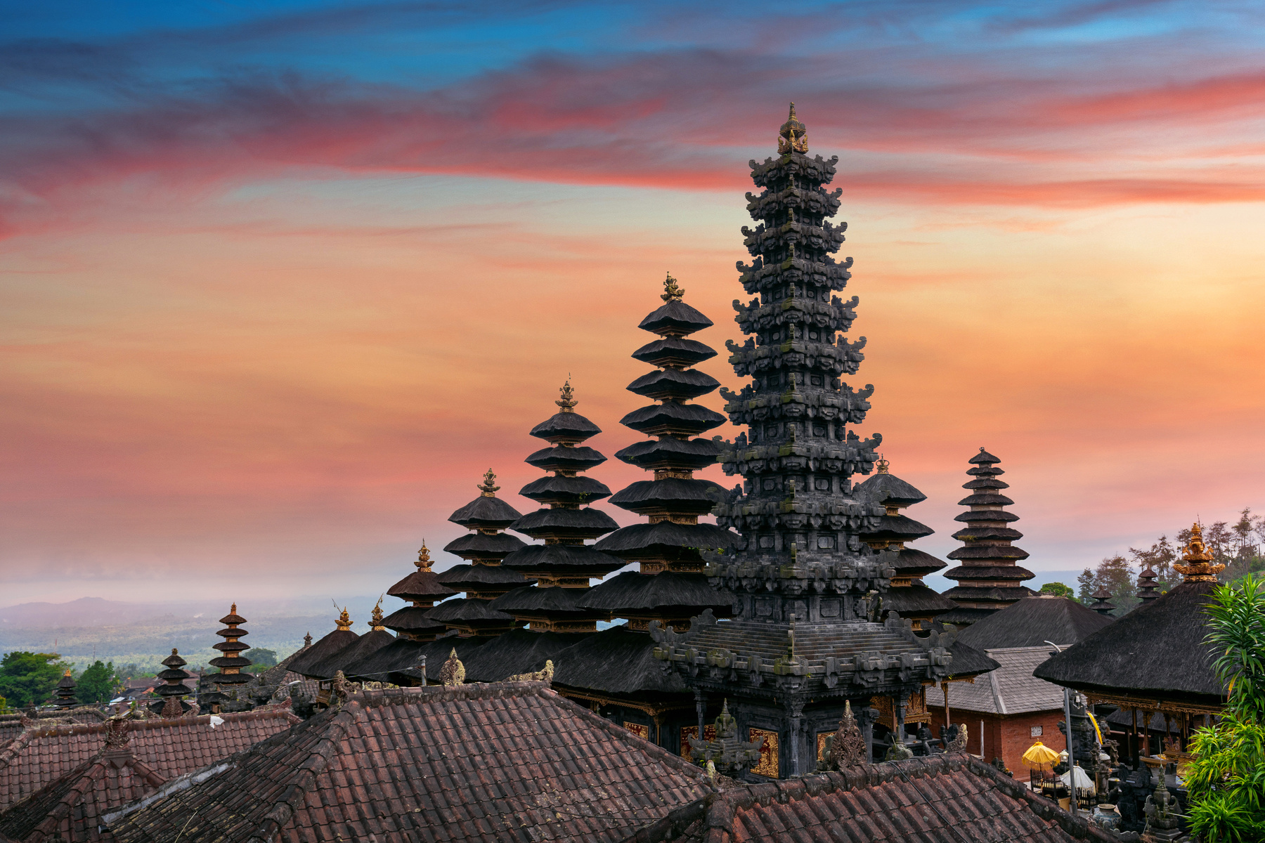 Besakih temple in Bali, Indonesia.